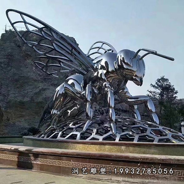 不锈钢广场蚂蚁雕塑