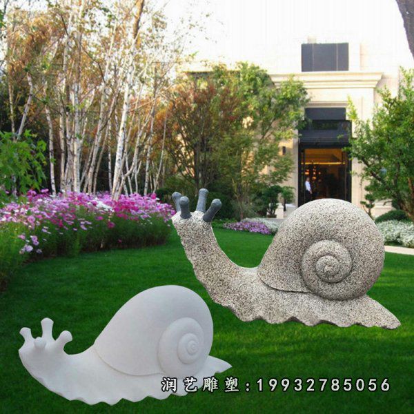 游乐场蜗牛动物石雕