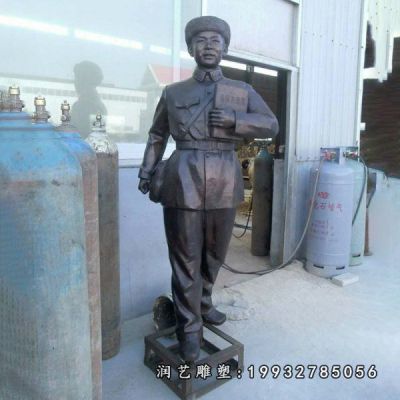 铜雕雷锋雕塑