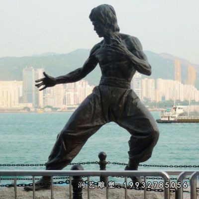 铜雕李小龙雕塑