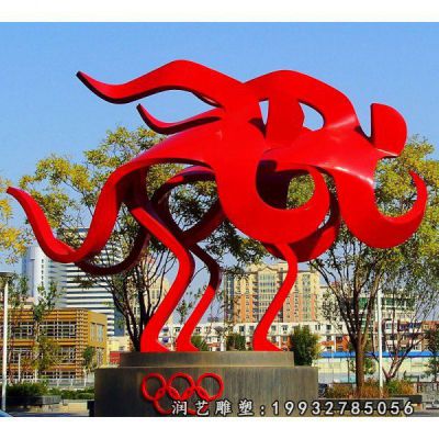 不锈钢抽象人物雕塑