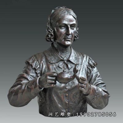 街道南丁格尔铜雕