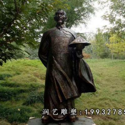 景区人物林则徐铜雕