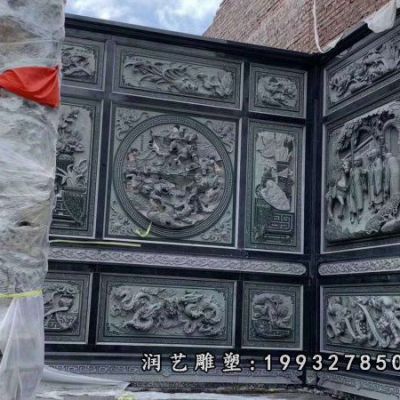 商业街景观壁画石雕